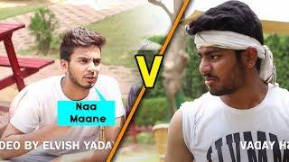 Elvish yadav vs Awanish singh new funny battle