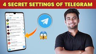 4 Secret settings of Telegram | hidden tricks of telegram app In hindi | Vishal techzone