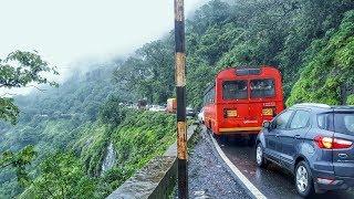 Amboli Ghat in Monsoon |  Waterfall | Heavy Traffic