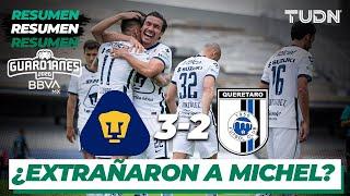 Resumen y goles | Pumas 3-2 Querétaro | Guard1anes 2020 Liga BBVA MX - J1 | TUDN