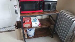 Tribesigns 5-Tier Kitchen Bakers Rack Review | Microwave Oven Stand, Storage Shelf Organizer