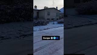 Europe snowfall ️️