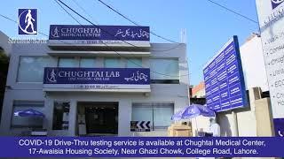 COVID-19 testing Drive through | Chughtai Lab