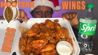 HOOTERS Chipotle Honey WINGS Mukbang