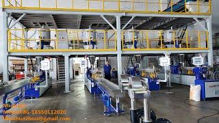 Color Masterbatch White Masterbatch Compounding Extruder Machine , Export to Tunisia