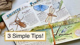 3 Tips to Journal Outside/Nature Journal