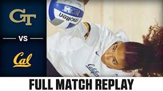 Georgia Tech vs. Cal Full Match Replay | 2024 ACC Volleyball