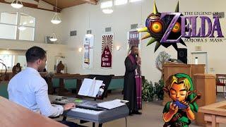 I played Temple of Time from Zelda on piano at church