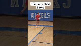 Learn to jump Float Serve.  #volleyballserve #dmoon #libero #volleyball #training