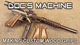 Making Custom Hardwood Paintball Gun Grips!