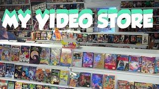 MY PERSONAL VIDEO STORE!! VHS, LASERDISC, BLU-RAY ,ARCADES ETC BLOCKBUSTER VIDEO (UPDATED)