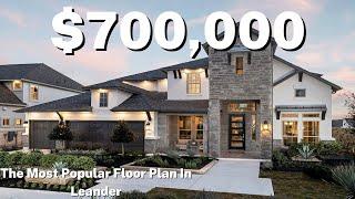 TAYLOR MORRISON MODEL HOME IN LEANDER TX | LARIMAR PLAN | TRAVISSO | STARTING AT $700K | HOME TOUR