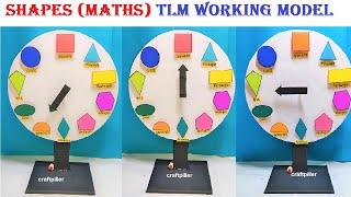 Maths 3d Shapes TLM working model making for maths teachers @howtofunda