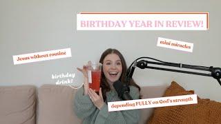 223 | Year in Review: mini miracles, Jesus without routine, depending FULLY on God’s strength