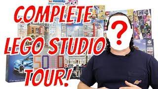 Lego Collection Tour and Behind the Scenes in My Lego Studio!