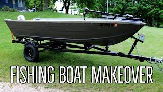 Aluminum Fishing Boat to BASS Boat (Clean and Simple)