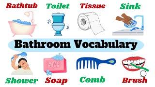 Bathroom Vocabulary || Vocabulary in English || @learnenglishwithnahida