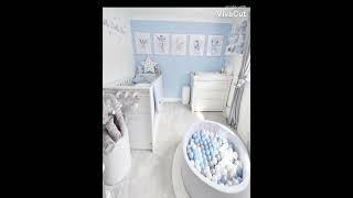 chambre d'enfant; idées déco pour une chambre de bébé garçon