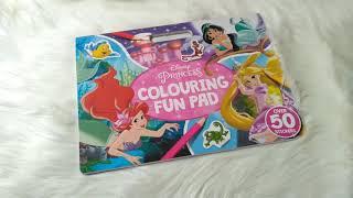 Disney Princess Colouring Fun Pad (Over 50 Stickers)