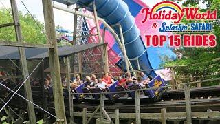 Top 15 Rides and Slides at Holiday World & Splashin' Safari