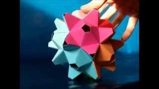 origami - modular - kusudama: flowers - tutorial - dutchpapergirl