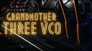 Can you play a third vco with the Moog Grandmother dark? - Demo jam