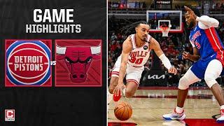 Chicago Bulls Team Highlights vs. Detroit Pistons - Game Highlights | CHSN Chicago Bulls