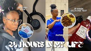 24 HOURS IN MY LIFE 🫧 | 31 week glucose test, work, family time + more