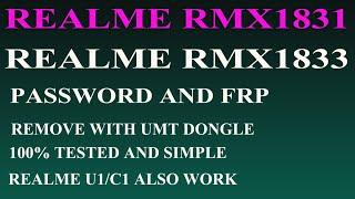 REALME RMX1833 FORMAT WITH UMT