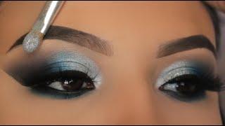 January Makeup look 2020| Morphe 18A Blue Ya Away