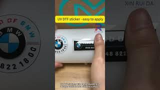 UV DTF Stickers – Every Detail of the Logo Stands Out Clearly.