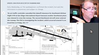 "Southwest 1478 Cancel Takeoff Clearance!"  San Diego ATC Error