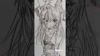 友よ #東方 #イラスト #二次創作 #霊夢 #魔理沙 #shortvideo #shorts