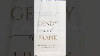 Gendy & Frank | Wedding | Event | DJ | Coordination | Management