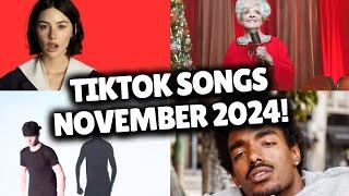 Top Trending Songs on TikTok - November 2024!