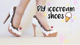 DIY ICE CREAM SHOES