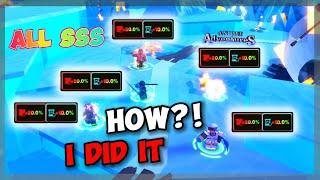 How I Got SSS Stats On All My Units | Anime Adventures