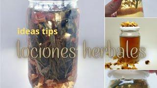 IDEAS TIPS LOCIONES HERBALES. HIERBAS MAGICAS