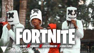 Jugando Fortnite Canción- La Ñapa, Kevin Vin, Wickypedia Mc, Negra Flow (Video Oficial)