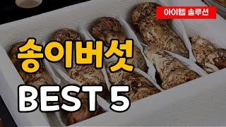 송이버섯 추천 순위 Best5 선물용 자연산 송이