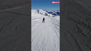 Switzerland: Samnaun - Skiing on other side of Ischgl