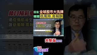 全球股市大洗牌，解析新冠疫情後局勢!攤開這幾年數據，哪些國家風險高，哪些風險低又高報酬率呢?台灣、中國、美國是? #shorts #中天財經 #全球政經周報 @中天財經頻道CtiFinance