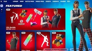 Fortnite Item Shop CLIX Bundle & Sparx Cosmetics Showcase!