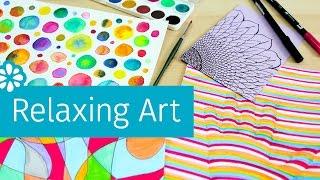 4 Easy Art Projects to Help You Relax & De-Stress | Sea Lemon