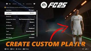 EA Sports FC 25: How To Create A Player