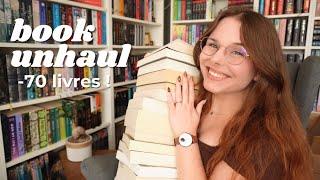 BOOK UNHAUL : Grand ménage, j'enlève 70 Livres !!!