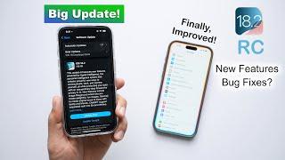 iOS 18.2 RC Released! Big Update and Major Bug Fixes (HINDI)