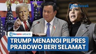 Ucapan Selamat Prabowo ke Donald Trump Atas Kemenangan Pilpres AS 2024: Kita Memiliki Potensi Besar