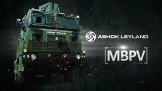 Ashok Leyland's Medium Bullet Proof Vehicle (MBPV)