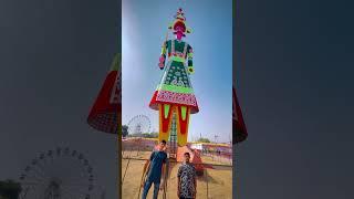 World’s Biggest Ravan  Dwarka Sector 10 Ravan ️ 211 Feet #shorts #youtubeshorts #trending #viral